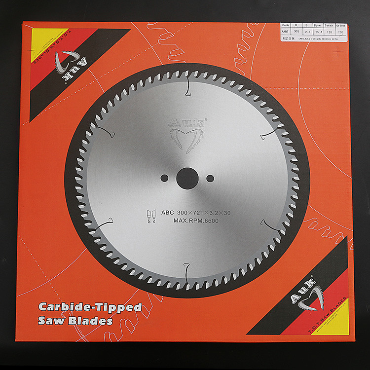 Profil Aluminium Cutting Circular Saw Blade Logam Non Ferrous 75Cr1 Plat